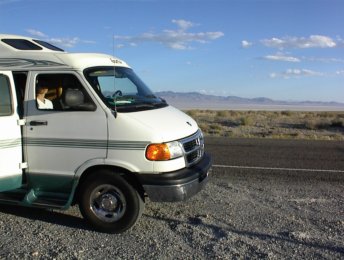 Driving Through the Desert Land