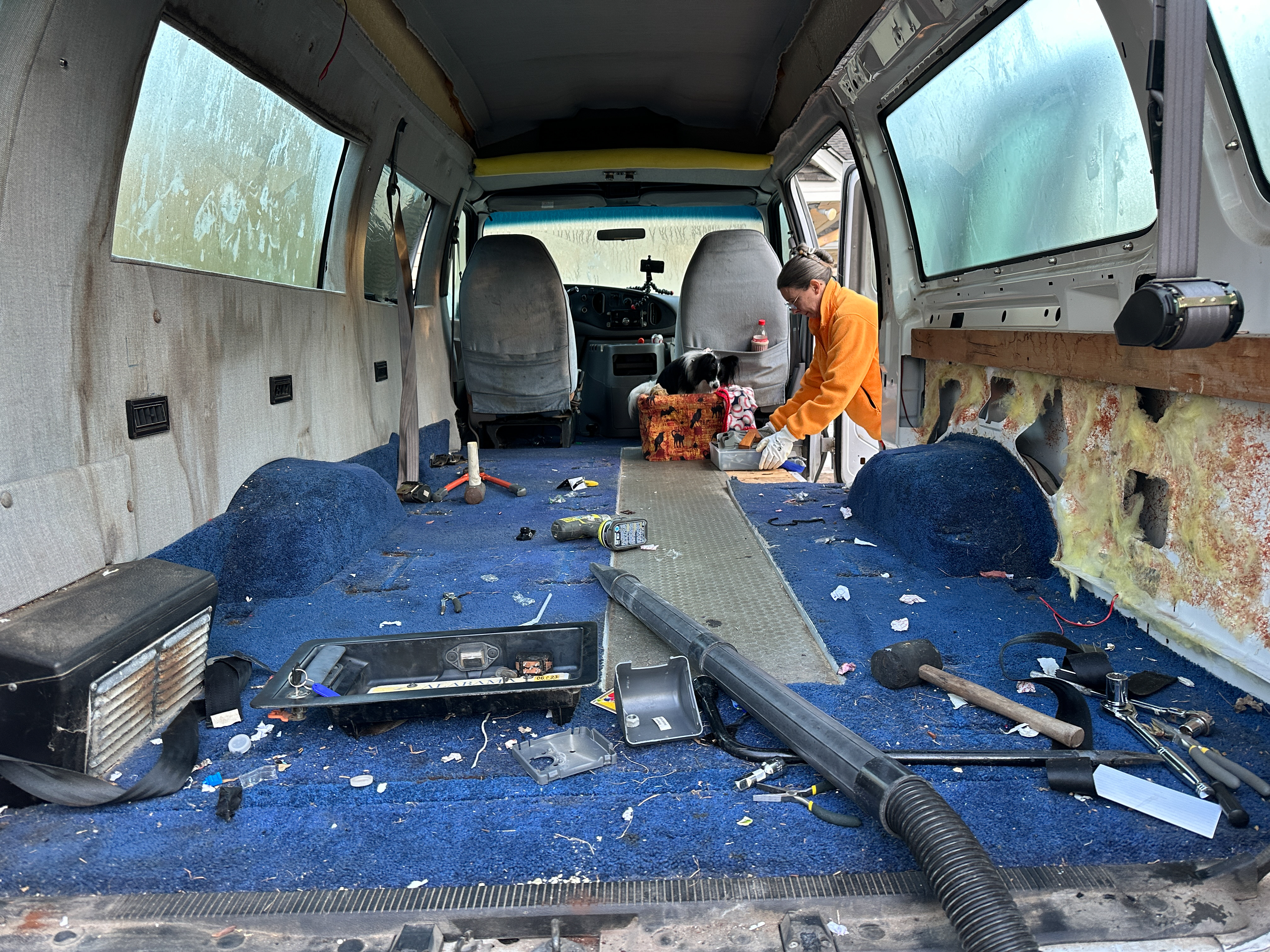 Cleaning Out Van Seats and Carpet