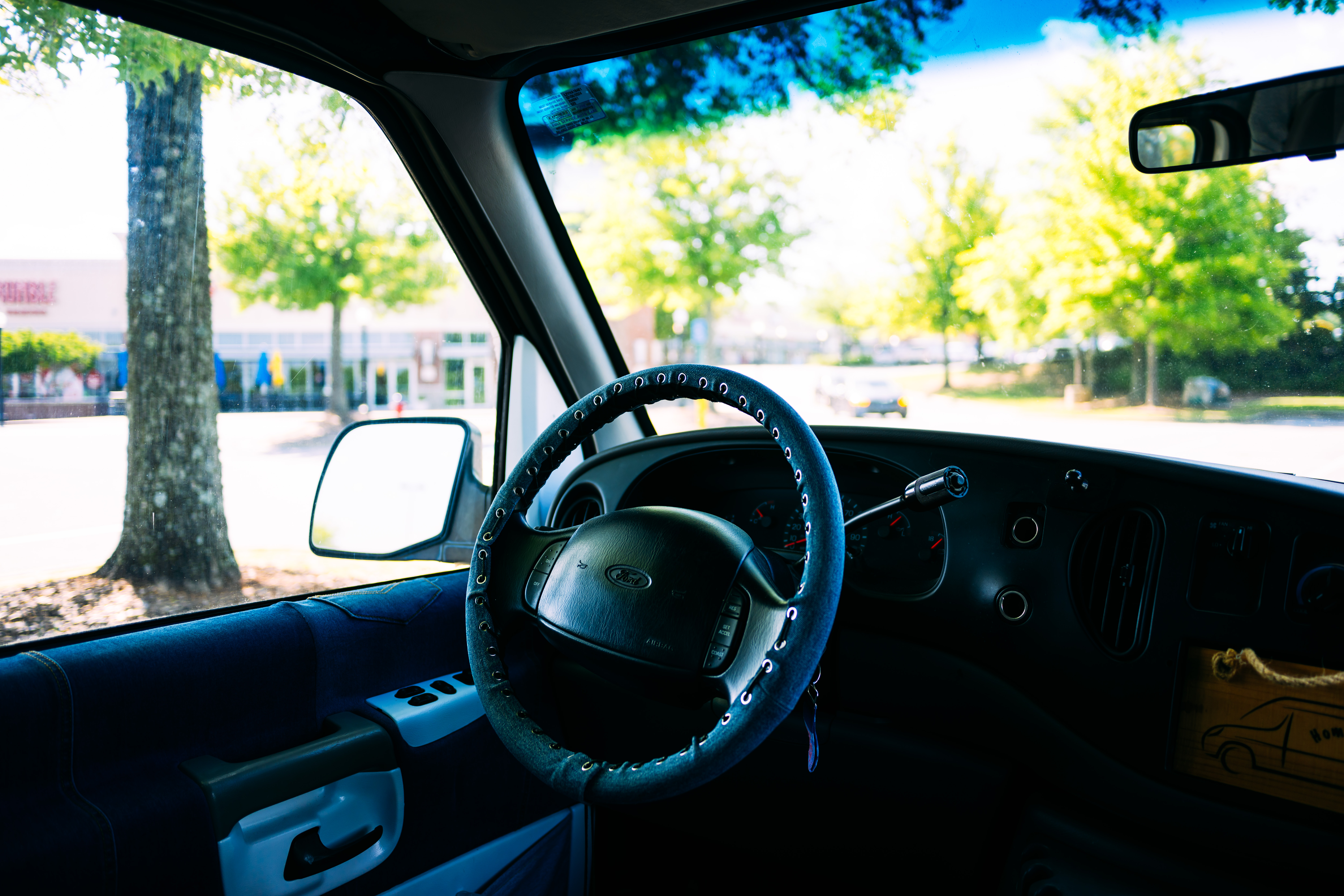 Loki Resting in a Parking Lot Looking Cool