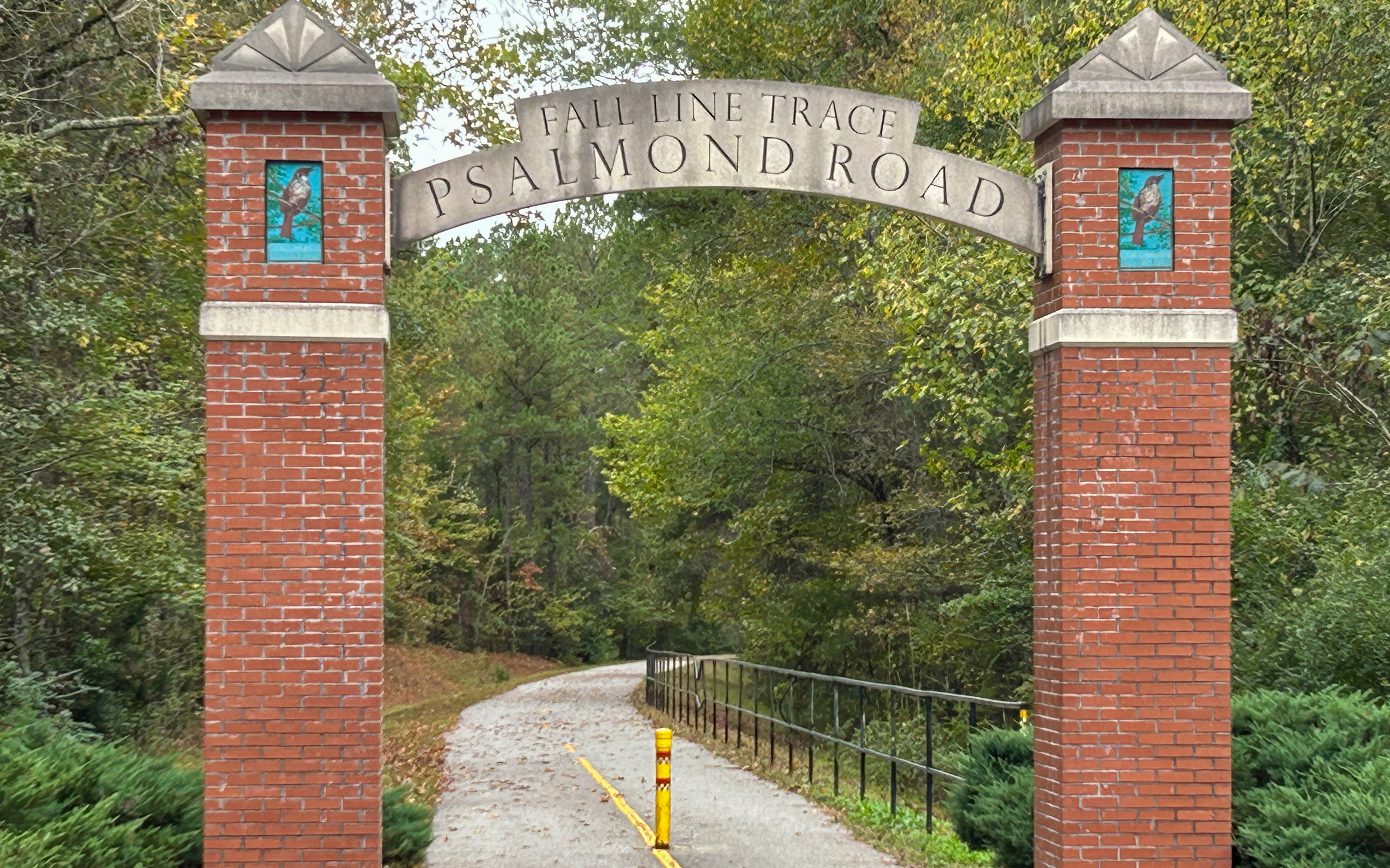 Fall Line Trace Trailhead Arch Entryway