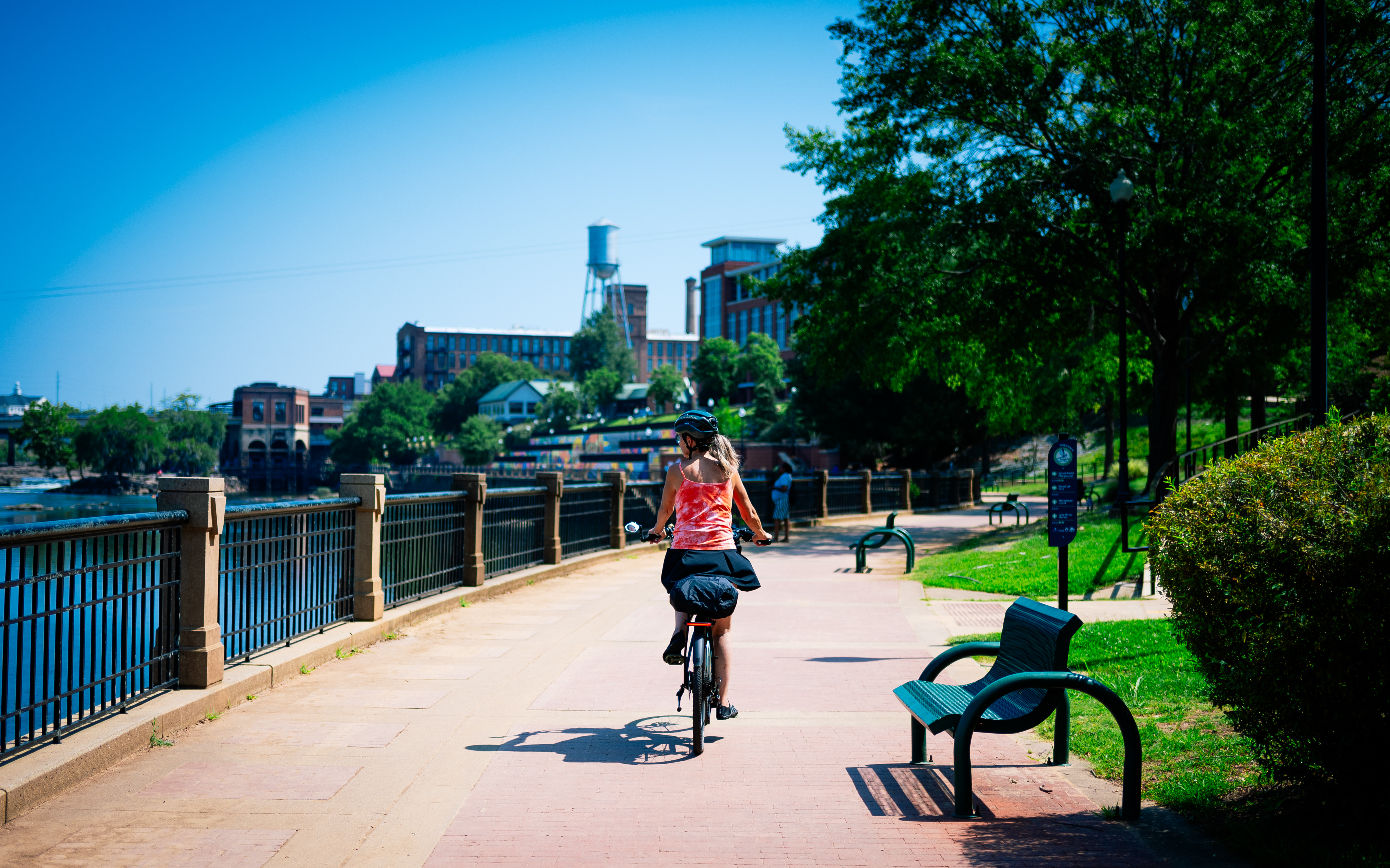 Hot Ride Down the Riverwalk in Columbus