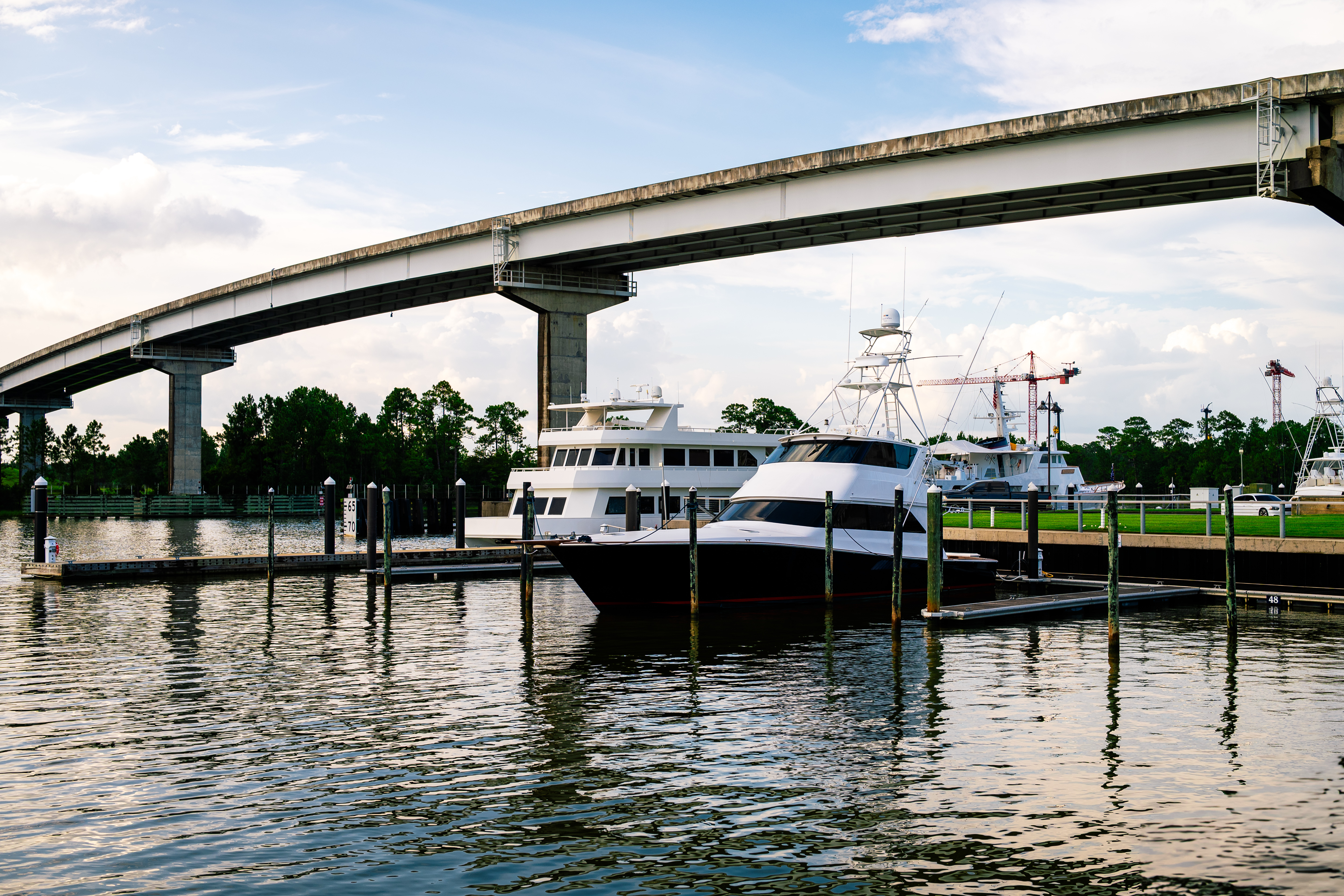 The ICW Bridge at the Wharf Marina